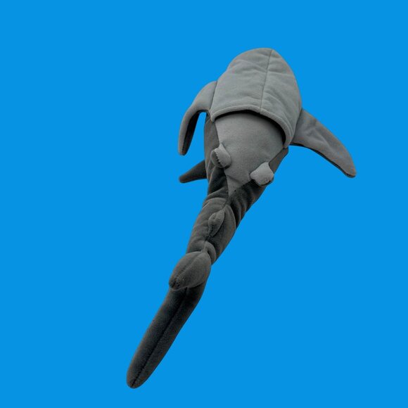 Folkmanis Folktails Shark Hand Puppet Plush 20" Gray Soft Stuffed Animal Toy - Picture 3 of 10